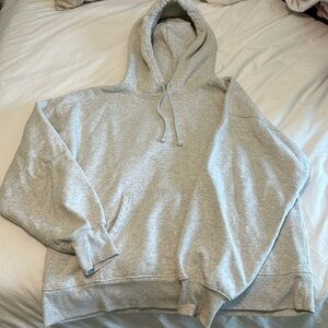 TNA Heather Grey Boyfriend Hoodie